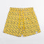 KIDS SWIM SHORTS KIDS PUFFINS in color YELLOW - Front shot