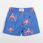 KIDS SWIM SHORTS KIDS OCTO in color BLUE - Detail shot