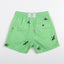 KIDS SWIM SHORTS KIDS JUNGLE in color GREEN - Detail shot