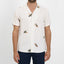 SHIRT S/S JUNGLE CUBAN in color OPTIC WHITE - Front shot