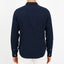 SHIRT L/S SOFT SHIRT LINEN in color NAVY - Detail shot