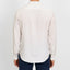 SHIRT L/S SOFT SHIRT LINEN in color WHITE - Detail shot