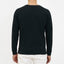 CREW SWEAT BOB ESSENTIAL SWEAT RAGLAN in color BLACK - Detail shot