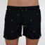 SWIM SHORTS BUMBLE B in color BLACK - Front shot