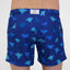 SWIM SHORTS MANTA in color BLUE - Detail shot