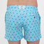 SWIM SHORTS METRIC in color BLUE - Detail shot