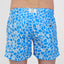 SWIM SHORTS MOSAIC in color BLUE - Detail shot