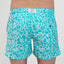 SWIM SHORTS MOSAIC in color GREEN - Detail shot