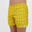 SWIM SHORTS PUFFINS in color YELLOW - Back shot